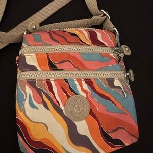 Kipling Multicolor Wave Crossbody Bag